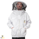 Beekeeping Bee Jacket Standard Cotton Jacket With Round Head Veil Protective Gear