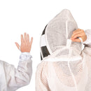 OZBEE Beekeeping Suit 3 Layer Mesh Ultra Cool Ventilated Hoodie Veil Beekeeping Protective Gear