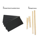 10 x FULL DEPTH BEEHIVE PLASTIC FOUNDATION SHEET + 10 FLAT PACK FULL DEPTH FRAME - Ozee beekeeping Supplies