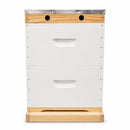 10 Frame Full Depth Double Storey Beehive Kit – Assembled & Painted with Frame Options & Mesh Bottom Board
