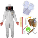 Beekeeping Starter Kit For Beekeepers With OZ Bee Semi Ventilated Round Head Suit Protective Gear