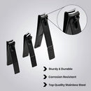 12PCS/Set Tools Manicure Pedicure Kit Stainless Steel Nail Grooming Clippers Rose Gold - Ozee beekeeping Supplies
