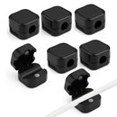 6 Pack Magnetic Cable Clips, Cord Organizer, Adhesive Desk Cable Management, Cab
