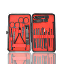 18PCS/Set Tools Manicure Pedicure Kit Stainless Steel Nail Grooming Clippers