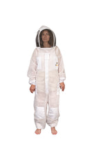 OZBEE Beekeeping Suit 3 Layer Mesh Ultra Cool Ventilated Hoodie Veil Beekeeping Protective Gear