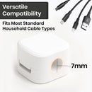 6 Pack Magnetic Cable Clips, Cord Organizer, Adhesive Desk Cable Management, Cab