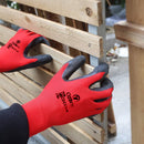 Work Gloves Latex Coated General Purpose Hand Protection Garden Mechanic