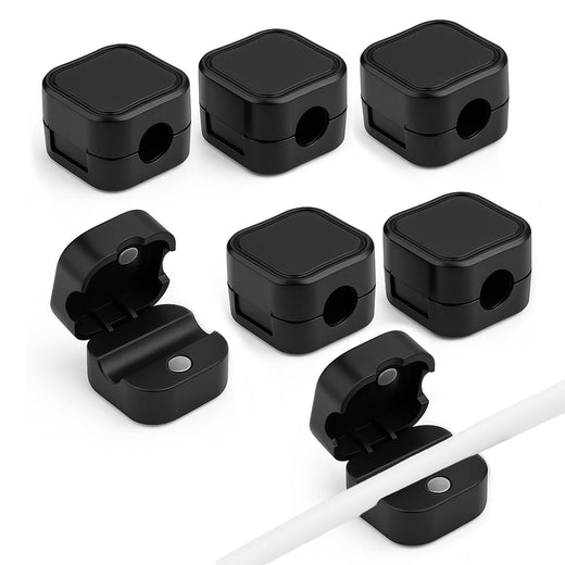 6 Pack Magnetic Cable Clips, Cord Organizer, Adhesive Desk Cable Management, Cab - Ozee beekeeping Supplies