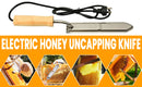 Stainless Steel Electric Honey Cutter Uncapping Knife 240V Beekeeping Tools