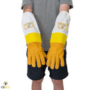 Beekeeping Bee Gloves Cow Hide Gloves - Ozee beekeeping Supplies