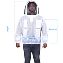 Beekeeping Bee Jacket 3 Layer Mesh Hood Beekeeping Jacket for Beekeeper - Ozee beekeeping Supplies