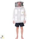 Beekeeping Bee Jacket 3 Layer Mesh Round Head Jacket Protective Equipment - Ozee beekeeping Supplies