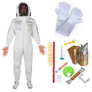 Beekeeping Starter Kit For Beekeepers With OZ Bee Semi Ventilated Hoodie Style Suit Protective Gear - Ozee beekeeping Supplies