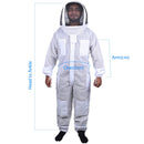 OZBEE Beekeeping Suit 3 Layer Mesh Ultra Cool Ventilated Hoodie Veil Beekeeping Protective Gear - Ozee beekeeping Supplies