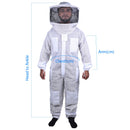 OZBEE Beekeeping Suit 3 Layer Mesh Ultra Cool Ventilated Round Head Beekeeping Protective Gear - Ozee beekeeping Supplies
