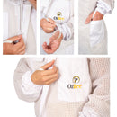 OZBEE Beekeeping Suit 3 Layer Mesh Ultra Cool Ventilated Round Head Beekeeping Protective Gear - Ozee beekeeping Supplies