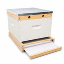 10 Frame FD Single Storey Beehive – Assembled & Painted with Frame Options & Mesh Bottom Board