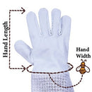 Ventilated Beekeeping Gloves – Goatskin Leather Bee Protection - Ozee beekeeping Supplies