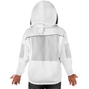Beekeeping Bee Cotton Semi Ventilated Jacket With Hood Style Veil Protective Gear - Ozee beekeeping Supplies