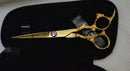 Full Body 24ct Gold Platted Scissor, Top of The Line Quality Especially designed for Professional Hair Cutting Salons. 6.5" - Ozee beekeeping Supplies