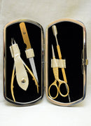 Ovial - 24ct Gold Plated - Ladies Personal Travelling Pedicure/Manicure Kit - Ozee beekeeping Supplies