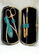Ovial - 24ct Gold Plated - Ladies Personal Travelling Pedicure/Manicure Kit - Ozee beekeeping Supplies