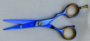 Ovial Leopard - Blue Plasma Quoted Professional Scissor 5.5" - Ozee beekeeping Supplies