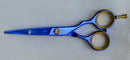 Ovial Leopard - Blue Plasma Quoted Professional Scissor 5.5" - Ozee beekeeping Supplies