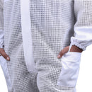 OZBEE Beekeeping Suit 3 Layer Mesh Ultra Cool Ventilated Round Head Beekeeping Protective Gear - Ozee beekeeping Supplies