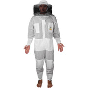 OZBee Beekeeping Suit Premium 3 Layer Mesh Ultra Cool Ventilated Round Head Beekeeping Protective Gear - Ozee beekeeping Supplies