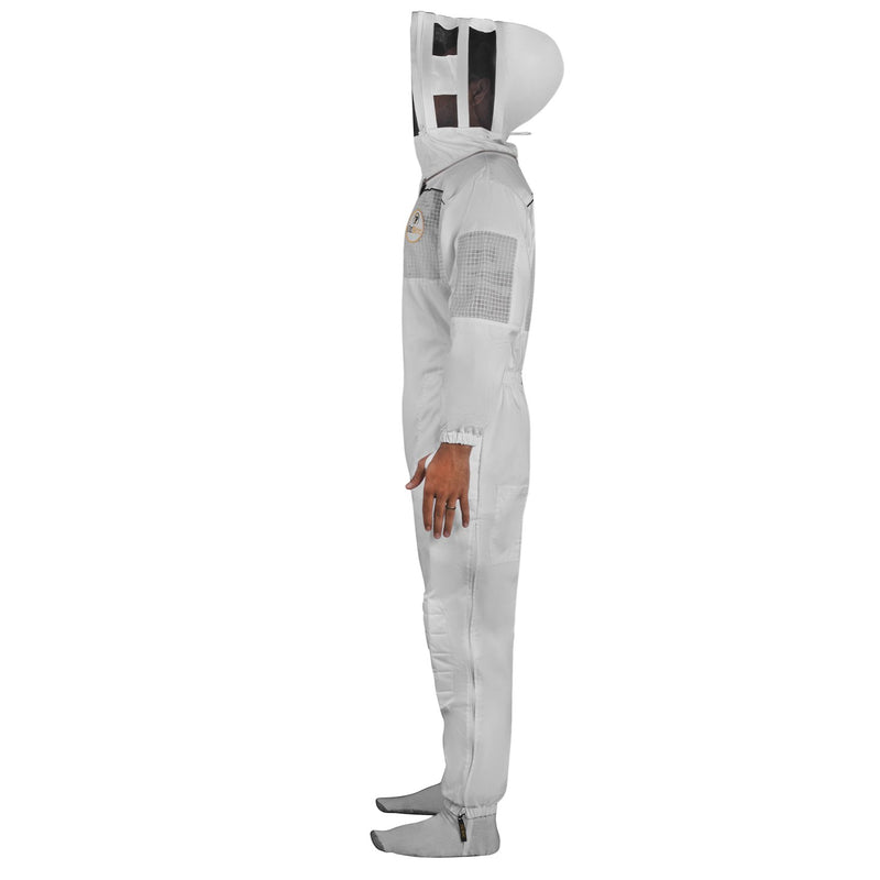 Beekeeping Starter Kit For Beekeepers With OZ Bee Semi Ventilated Hoodie Style Suit Protective Gear